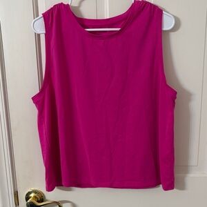GapFit pink athletic tank top